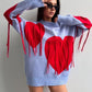 Women's Round Neck Fashion Pullover Top Sweater