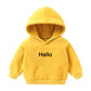 Boys And Girls Hooded Sweater And Cashmere Children's All-match Long-sleeved Clothes