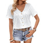 Women's Summer Stitching Lace Shirt
