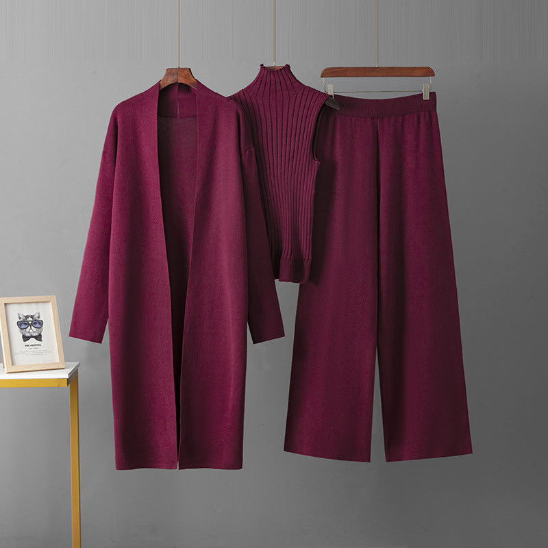 European And American Style Exotic Solid Color Casual Suit Women