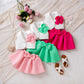 Korean-style Sleeveless Blazer And Short Skirt Set