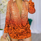 Women's Fashion V-neck Long Sleeve Top Commuter Shirt