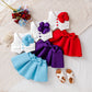 Girl's Outerwear Sleeveless Top And Skirt