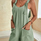 Jumpsuits Rompers For Women Summer Comfortable Casual Suspender Shorts Solid Color Overalls With Pockets Pants