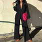 Loose Outfit Office Shirt Top Pants Loose