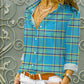 Printed Loose Casual Women's Shirt Long Sleeve Top