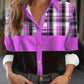 Printed Loose Casual Women's Shirt Long Sleeve Top