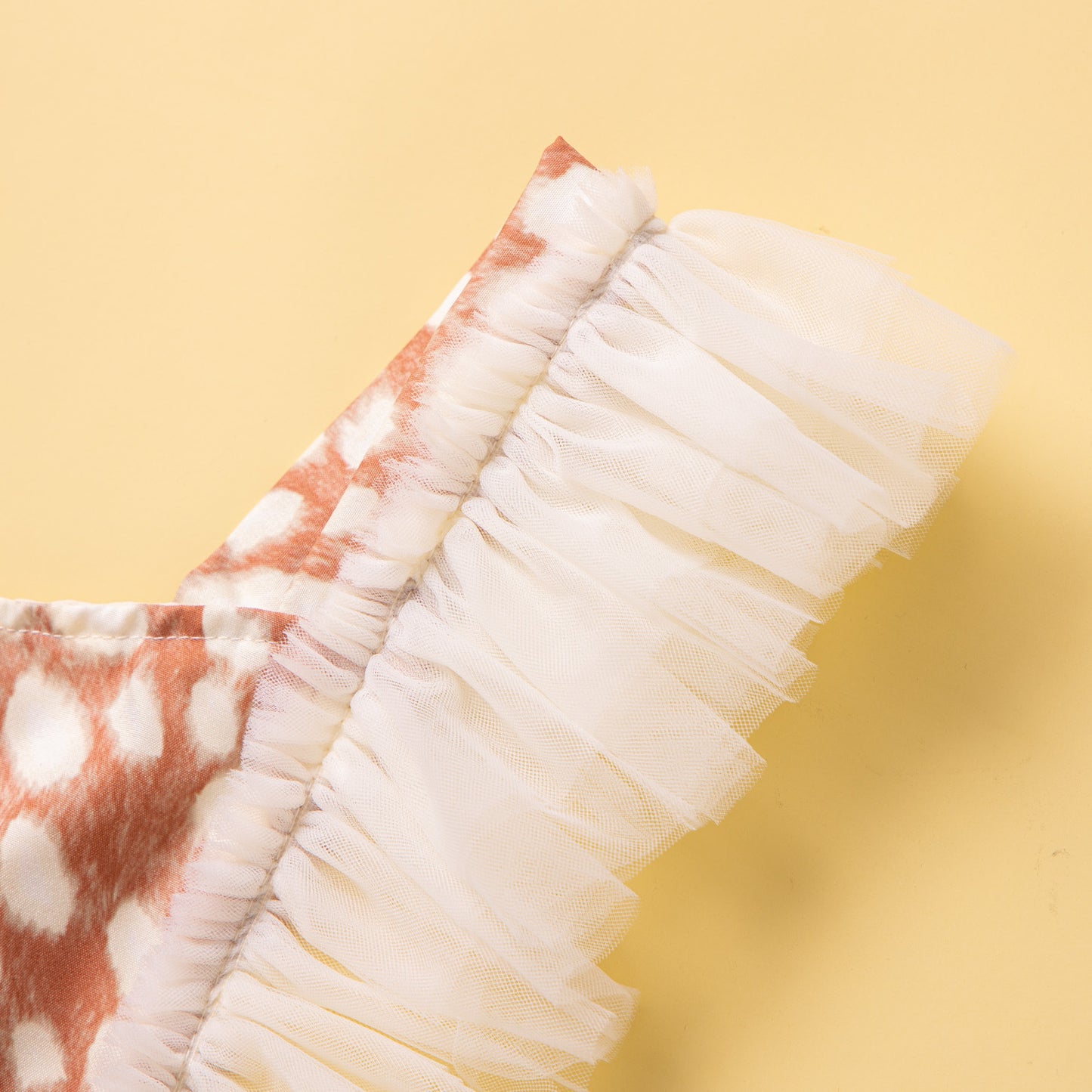 Robe à bretelles spaghetti en maille à imprimé léopard pour fille