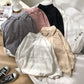Fashionable Loose Plus Fat Plus Size White Handsome Shirt