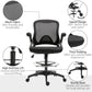 Ergonomic High Back Office Chair Swivel Reclining Computer Desk Chair with Retractable Footrest
