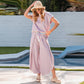 Summer New Short-sleeved T-shirt Wide-leg Pants Two-piece Set
