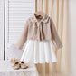 Casual And Versatile Sleeveless Solid Color Pleated Dress