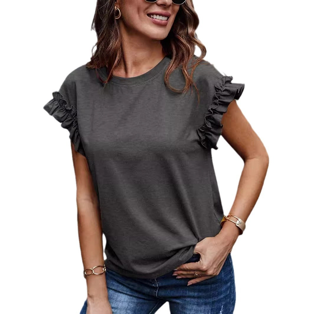 Stylish Sweet All-match Top T-shirt