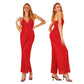 Women's Suspender Sequins Deep V One-piece Suit