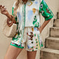 Women's Printed Fashion Pajamas Home Wear Casual Suit