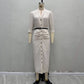 Fashionable Short-Sleeve Belted Pleated Shirt Dress