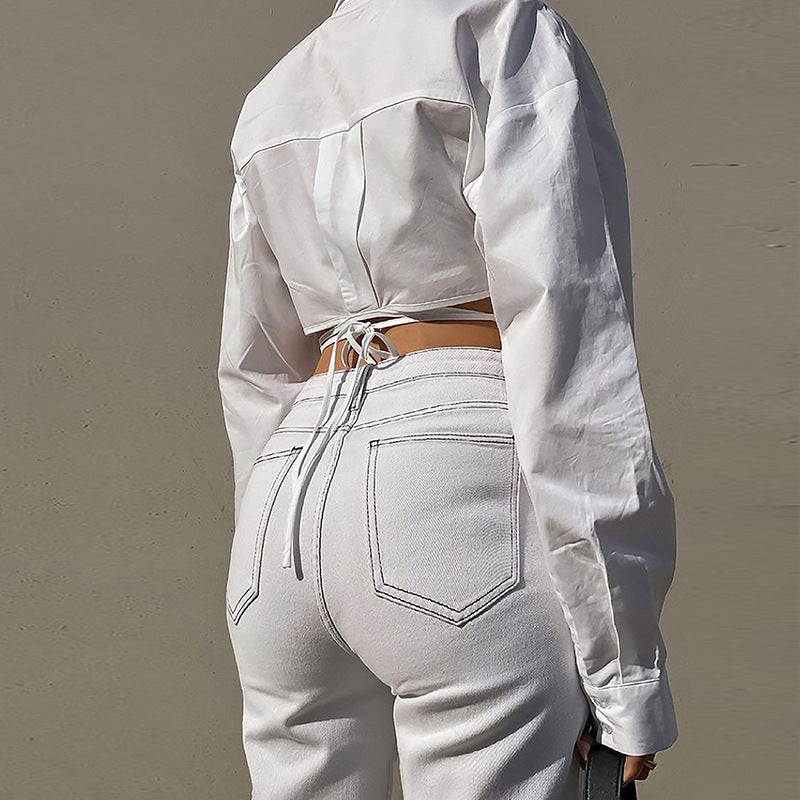 European And American Cross Border Fall Fashion Trend Women's New Long Sleeve