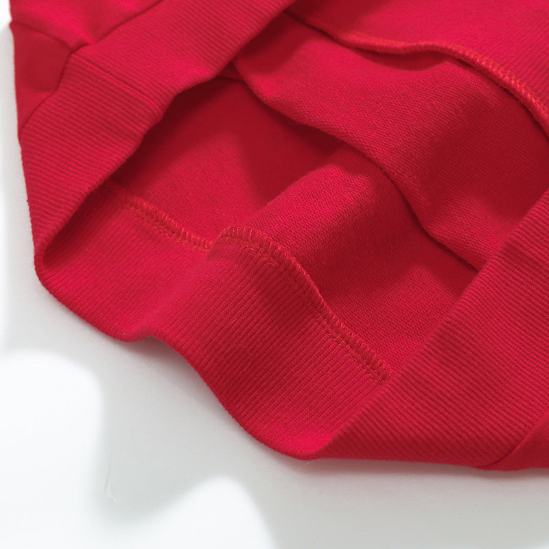 Pull imprimé en coton à manches longues pour fille