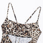 Female Animal Print Backless Dress