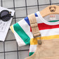Rainbow Bib Pants Girls Baby Kids