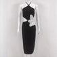 Summer Fashion Flowers Women's Slim Fit Slimming Bandage Dress
