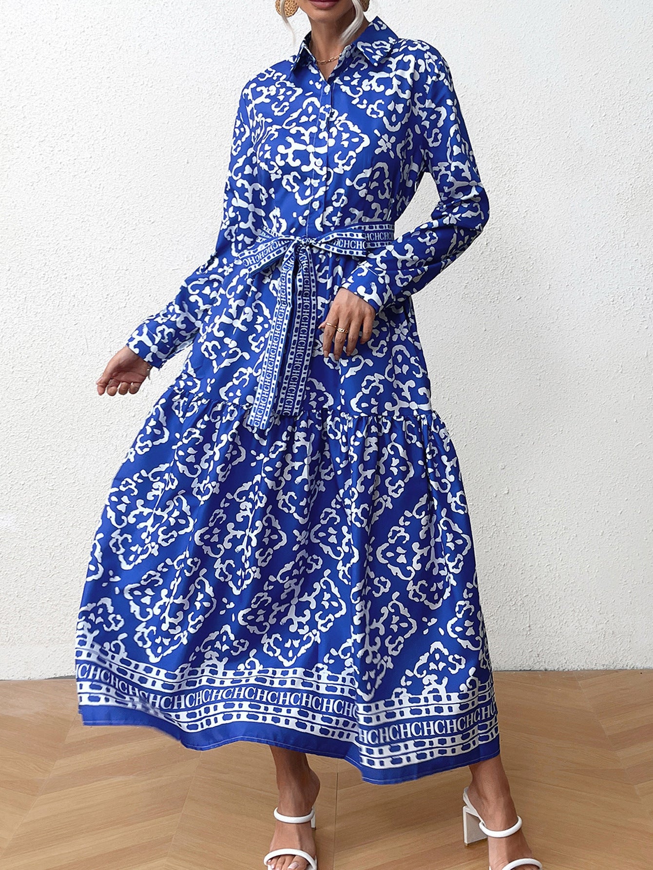 Women's Creative Versatile Lace-up Elegant Dress