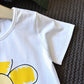 Girls two-piece summer children's clothing girls short-sleeved T-shirt
