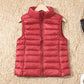 Lightweight down jacket women's Vest Short Size Large