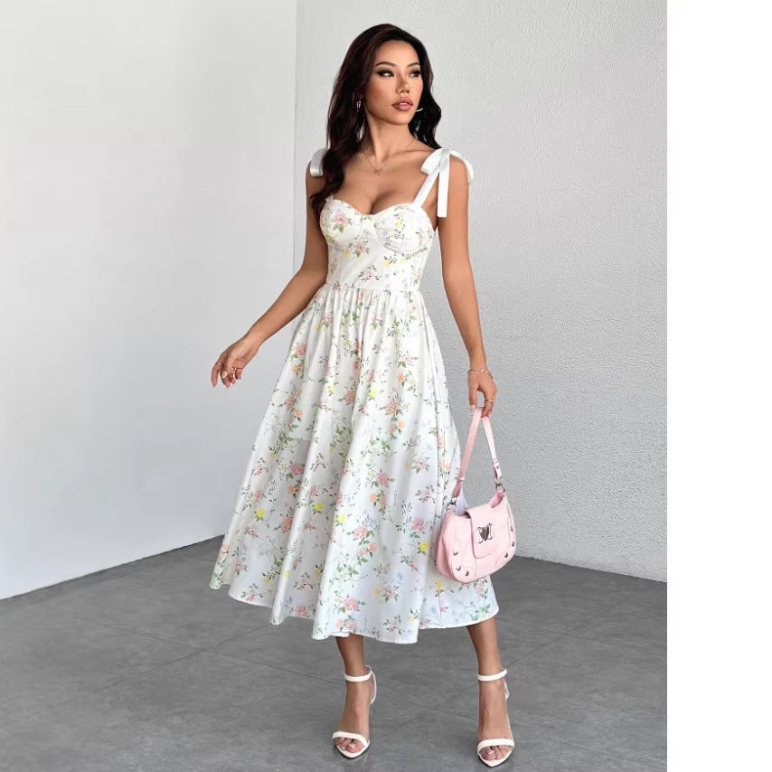 Slim-fit High-end Waist-cinching Dress
