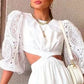Robe en dentelle tendance pour femme