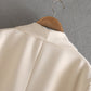 Drape commute one button blazer