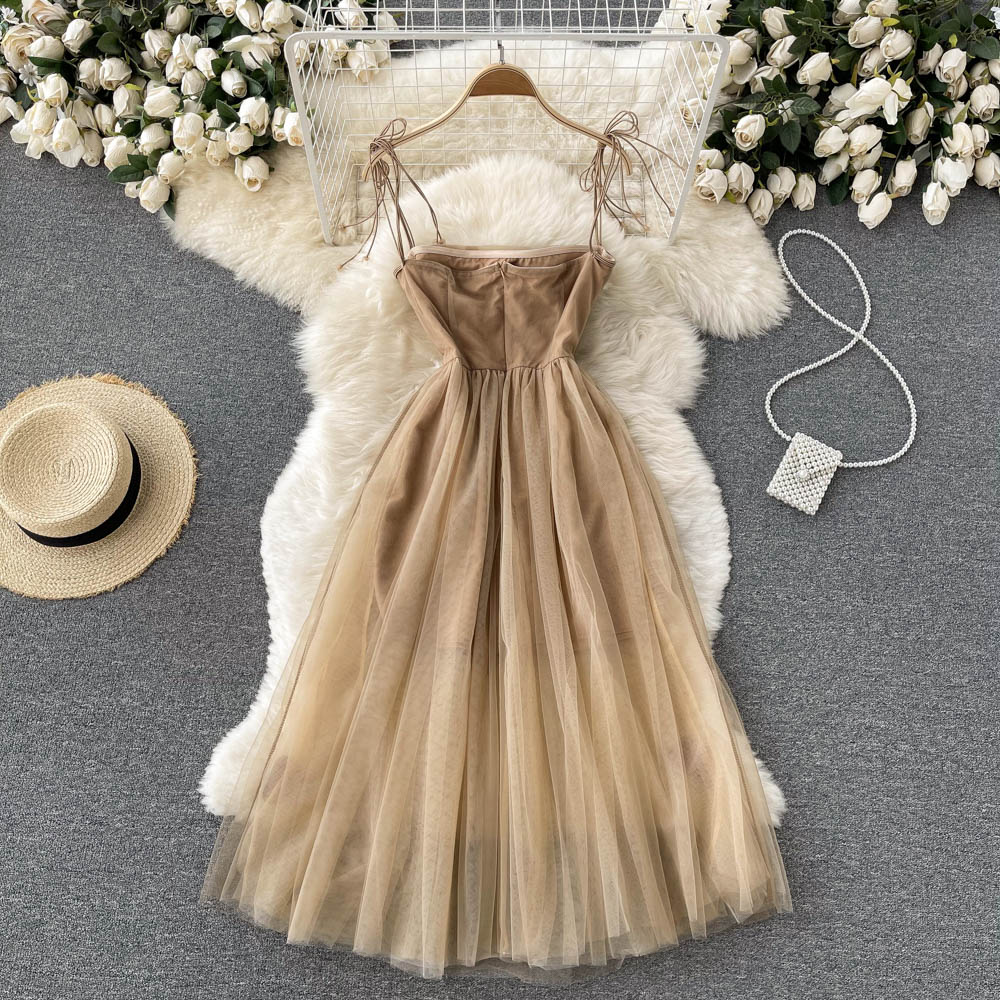 Ladies Fashion Slim Fit Mid Length Dress