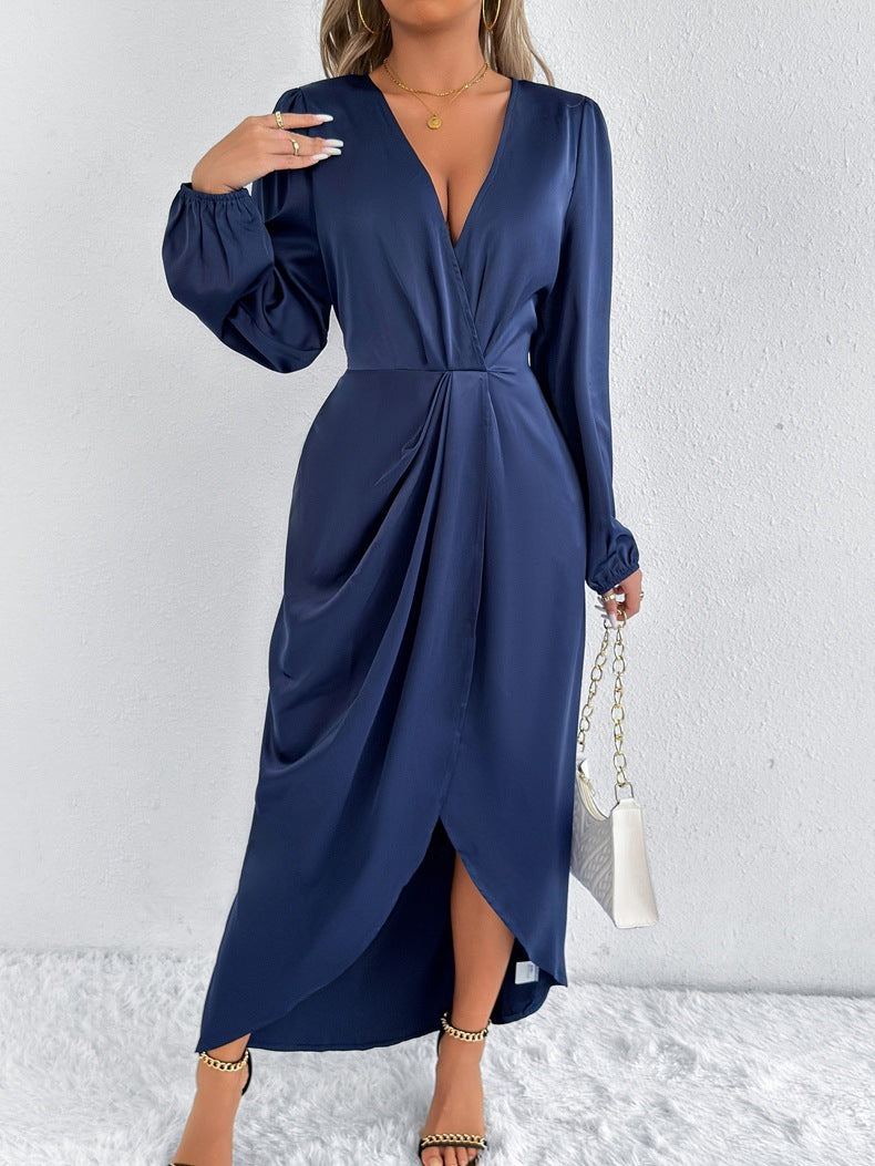 Satin Style Dress High-grade