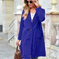 Autumn and winter European station woolen woolen lapel long coat