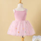 Shoulder Strap Thin Gauze Baby Girl's Dress