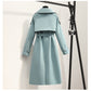 Women's New Small Mid-length Windbreaker Jacket