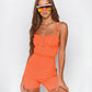 Sleeveless jumpsuit shorts