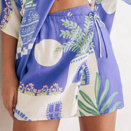 Women's Fashion Casual Printing Suit