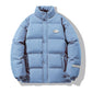 Men And Women Solid Color Stand-up Collar Bread Clothes Loose Cotton Jacket