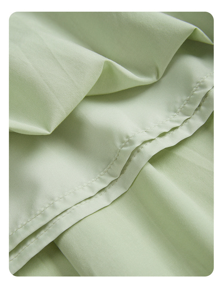 Robe à col princesse pour femme, coupe trapèze, taille haute, style printemps, petite jupe longue