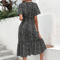 Robe imprimée slim spéciale mode pour femmes