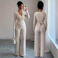 New Relaxed-fit Figure-flattering Knit Casual Two-piece Set With A Sexy Vibe