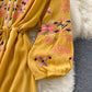 Women's Waist Slimming Mid-length Travel Vacation Dress