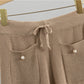 Women's Beaded Knitted Sweater Pants Set