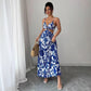 Summer New Halterneck Printed Elegant Dress