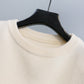 Turtleneck sweater letter holes