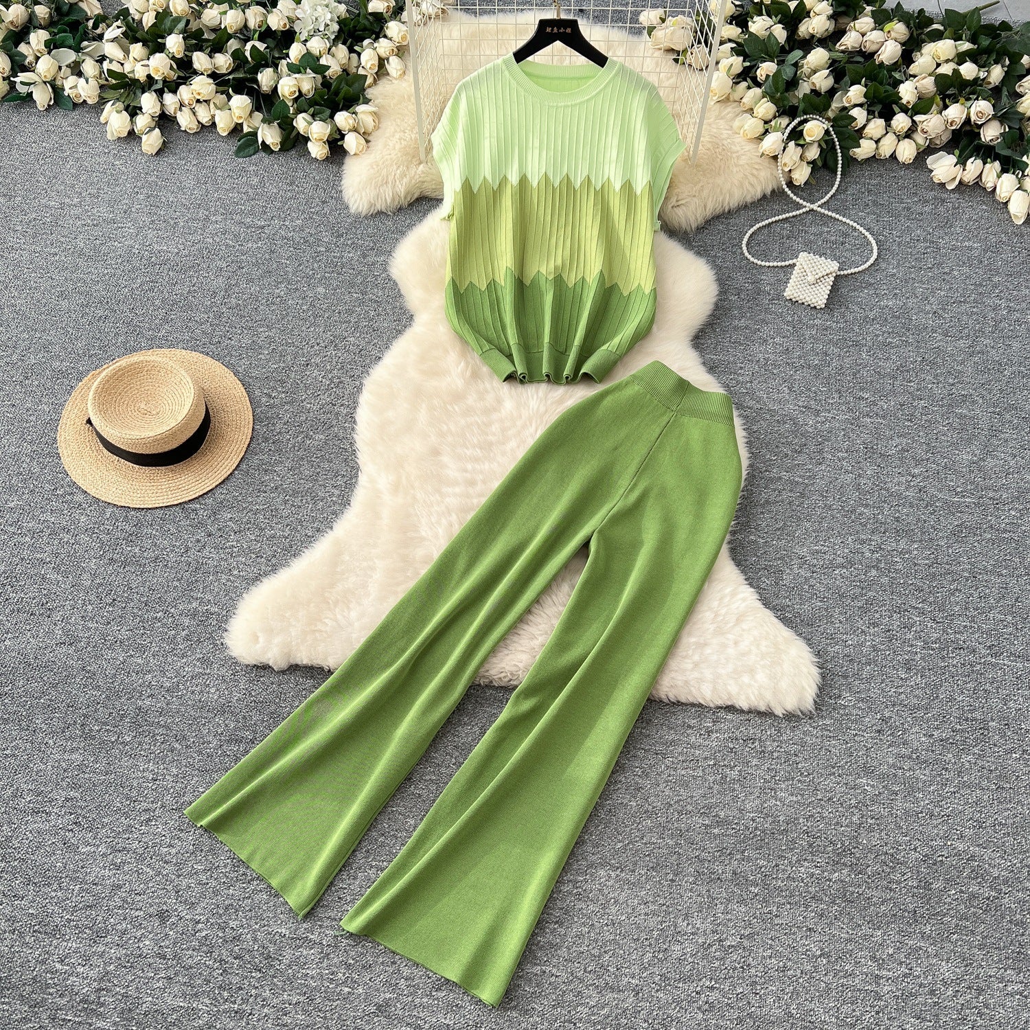 Laid-back High-end Womens Outfit With A Designer Touch