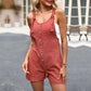 Solid Cotton Linen European And American Shoulder Straps For Women