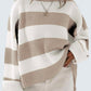 Women's Bell Sleeve Loose Sweater Striped