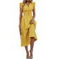 Elegant Waist-cinching French-style Dress For Women